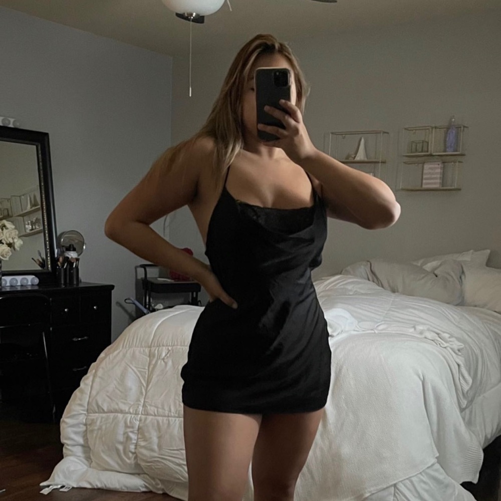 Zara black dress